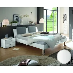 Hasena Movie-Line Bett Gloss Orva/Mico 140x200 cm / Hochglanz weiss