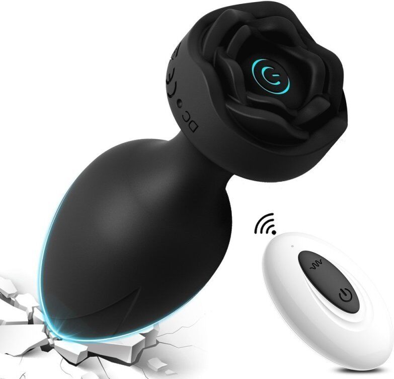 MyPlayToys Plug vibrant Rosy Bello 8 x 3.5 cm Noir