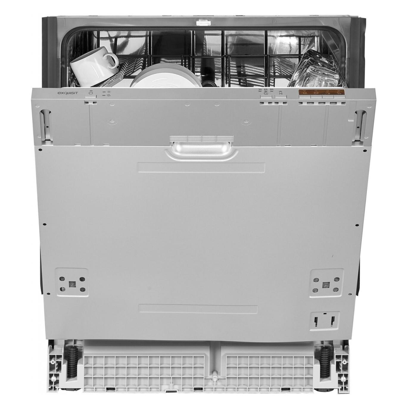 Exquisit EGSP6012-E-030E silber - Geschirrspüler (816500300)