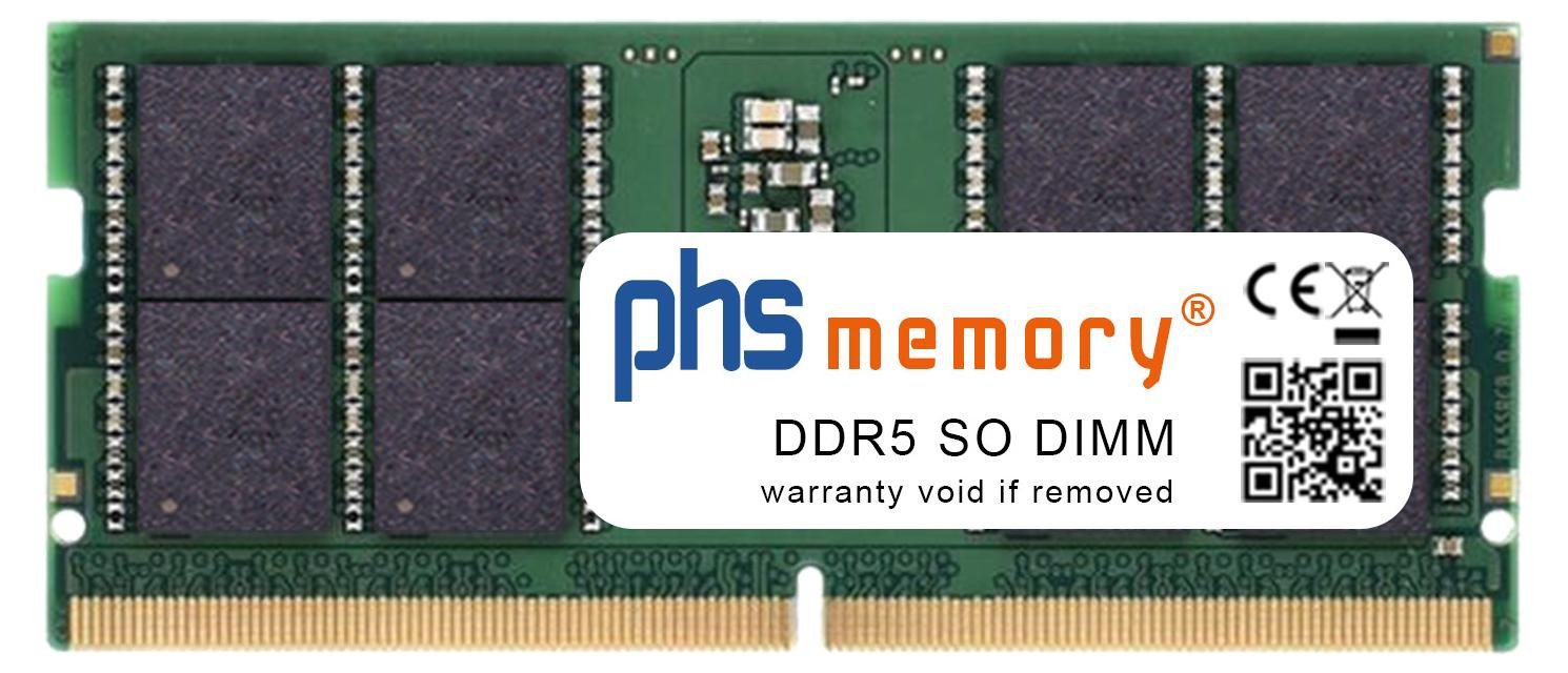 PHS Geheugen 48GB RAM DDR5 SO DIMM 5600MHz compatibel met MSI Cubi 5 1M-440BEU