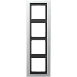 Jung Rahmen 4-fach alu lack ALD 2984-L