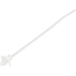 TRU COMPONENTS TC-13030672 TC-WM-110-2.5-N Kabelbinder 110 mm 2.5 mm Natur mit Flügelverschluss, chemische Beständigkeit 100 St.