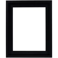 effect Schattenfugenrahmen Profil 50L Holz 27 x 48 / Schwarz