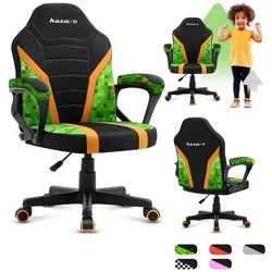 Huzaro Ranger Pixel 1.0, Gaming Stuhl, Gelb, Schwarz, Grün