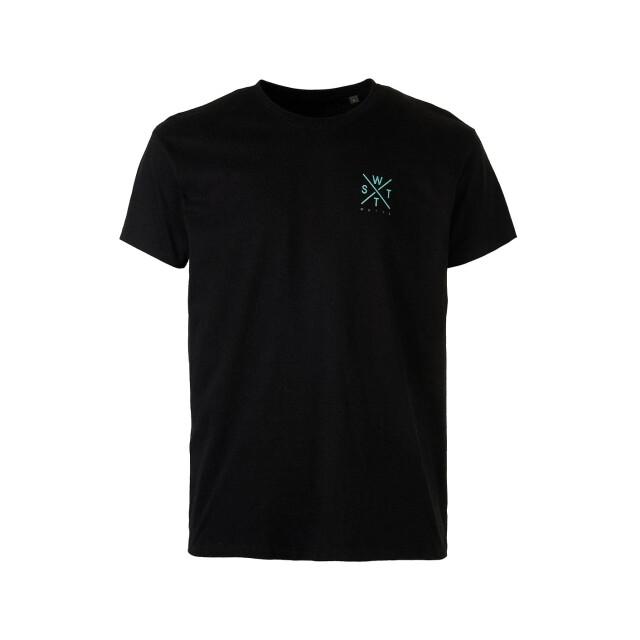 WATTS Unisex logo backprint t-shirt palm organisch katoen