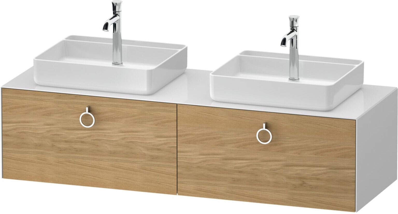 Duravit Waschtischunterschrank White Tulip 160x55cm, E Nat w g, k Ein/o Beleuchtung (WT4891BH5850000)