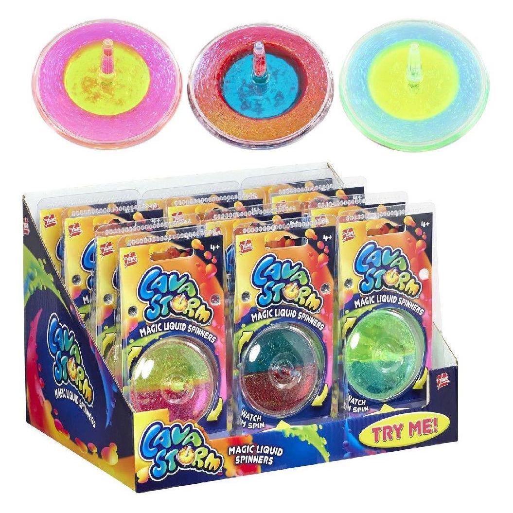 Goliath Toys Magic Liquid Lava Spinners Assorted Cdu (24 Units) (932134)