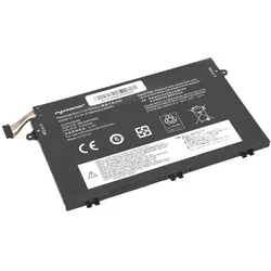 Movano Bateria Bateria 01AV445 do Lenovo ThinkPad E14 E15 E480 E580 E590 (4100 mAh), Notebook Akku, Schwarz