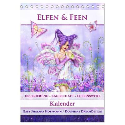 Elfen & Feen - Kalender (Tischkalender 2026 DIN A5 hoch), CALVENDO Monatskalender