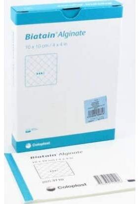 Biatain Apósito Alginato 10x10cm 3710 3uds
