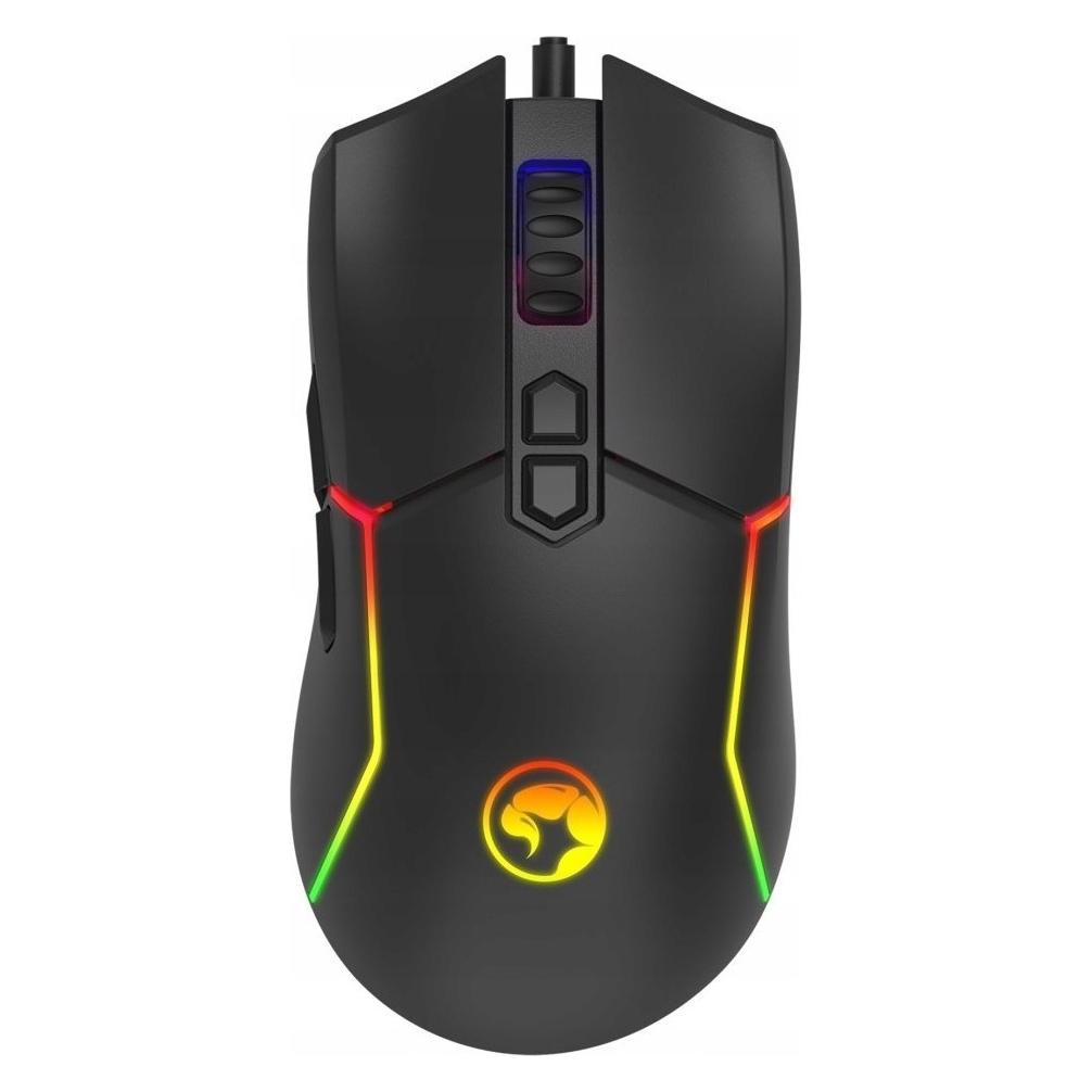 Marvo M655 Maus wire, schwarz, 12000DPI (Kabelgebunden) (M655)