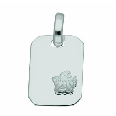 Kettenanhänger ADELIA´S "Medaille Amor 925 Silber", silber, Schmuckanhänger, Damen, Silber 925 (Sterlingsilber), Kettenanhänger, Silberanhänger Amor