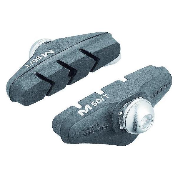 Shimano Bremsschuhe M50T für Alufelgen 10 Paar (Shimano, Gummi) (Y8BC98100)