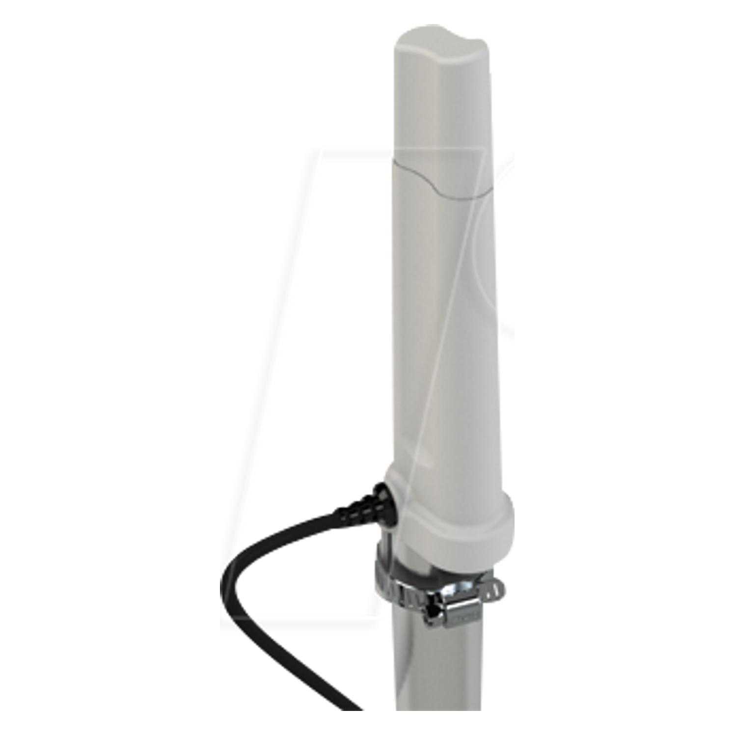 Poynting Antennen . LTE/GSM . Mast/Wand . A-OMNI-0280-08-V1 . weiss . RA-SMA (M) . 4dbi OMNI-Direct (5G) (A-OMNI-0280-08-V1)