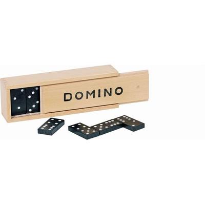Dominospiel im Holzkasten