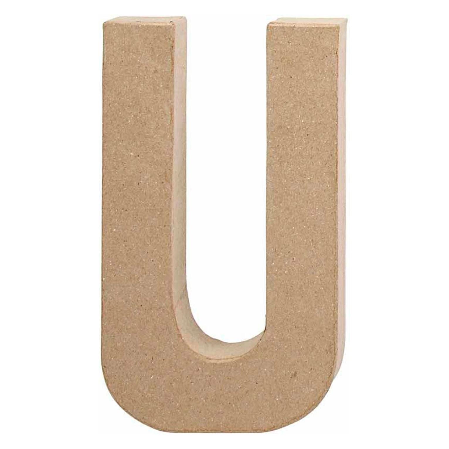 Creativ Company Papp-Buchstabe U 20.5 cm (26620)