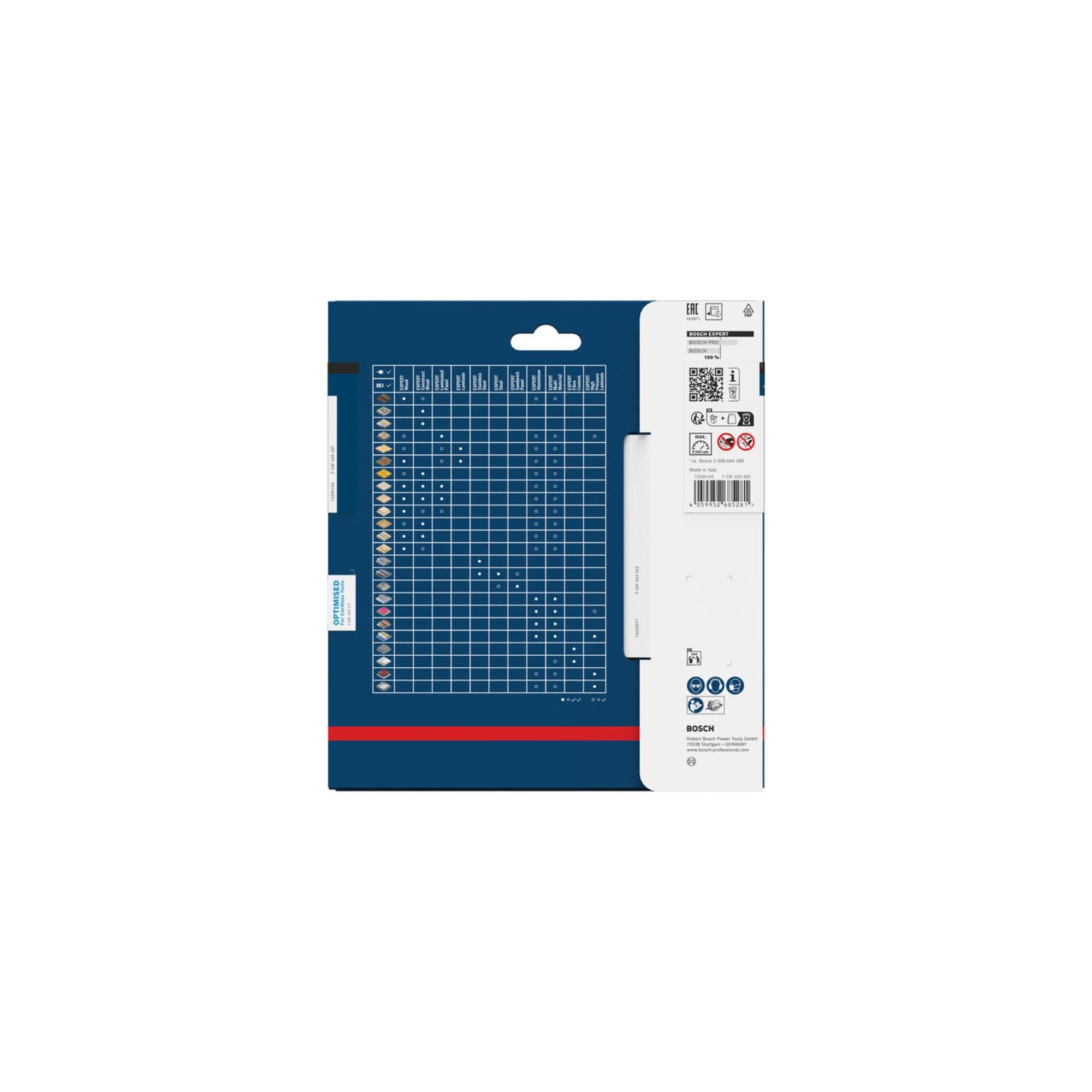 BOSCH EXPERT Fiber Cement Kreissägeblatt, 165x20 mm, Z4 (2608902200)