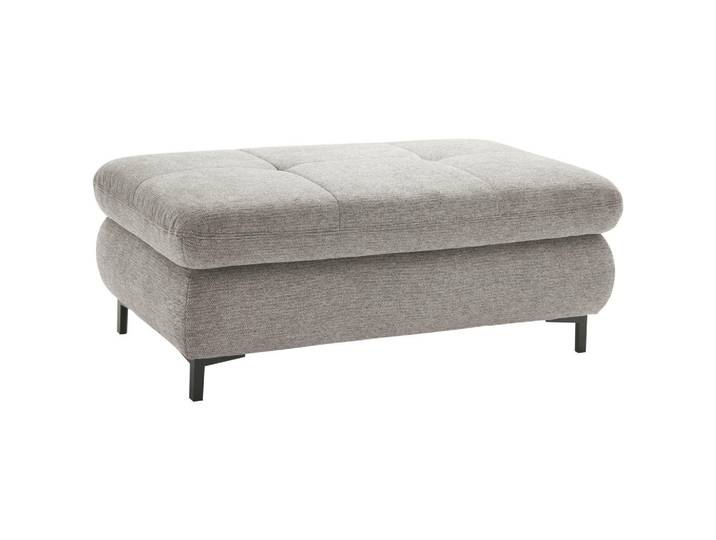SetOne by Musterring Hocker, Grau, Metall, rechteckig, 129x49x64 cm, Stauraum, Stoffauswahl, Fußauswahl, Wohnzimmer, Hocker, Sitzhocker
