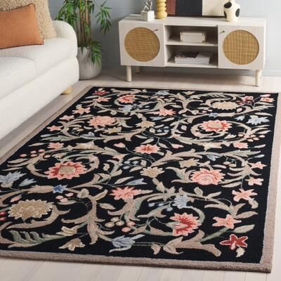 SAFAVIEH Handmade Chelsea Chelsy French Country Rooster Wool Rug