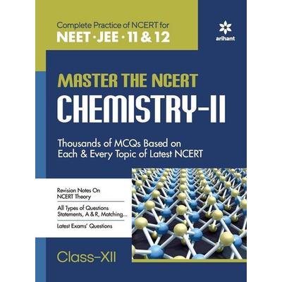 Master The NCERT for NEET Chemistry - Vol.2, Taschenbuch von Narendra Jha,Vandana Kardam,Shahana Ansari, Arihant Publication India Limited,
