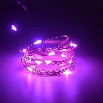 LED Lichterkette Kupferdraht Lichterkette mit 3aa Batterie stetig auf Lichterkette Innendekoration