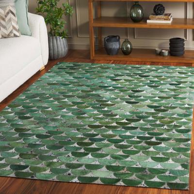 SAFAVIEH Handmade Studio Leather Sevasta Contemporary Leather Rug