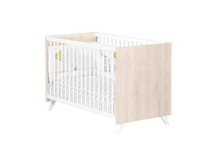 Lit bébé 120x60 avec sommier réglable - SCANDI NATUREL