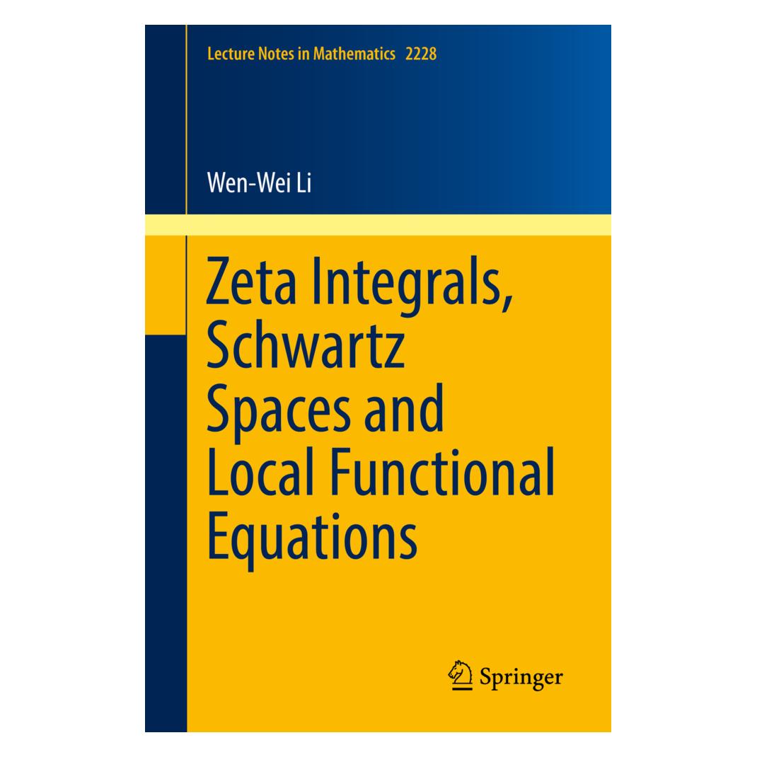 Springer Zeta Integrals, Schwartz Spaces and Local Functional Equations (Englisch, Softcover, Wen-Wei Li) (56009313)