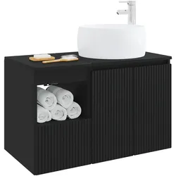 vidaXL, Badmöbelset, Badezimmermöbel-Set