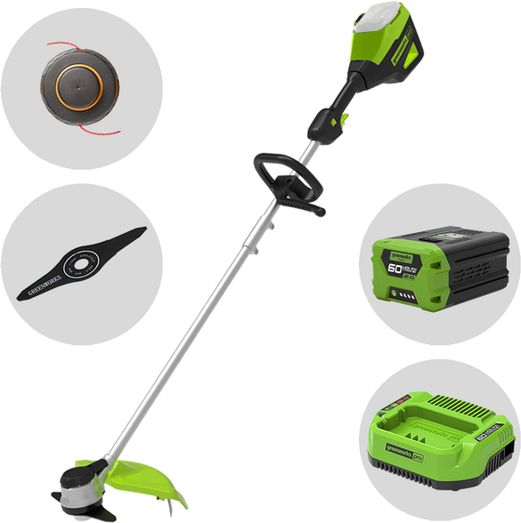 Greenworks GD60BC - Débroussailleuse à batterie 60V 2Ah