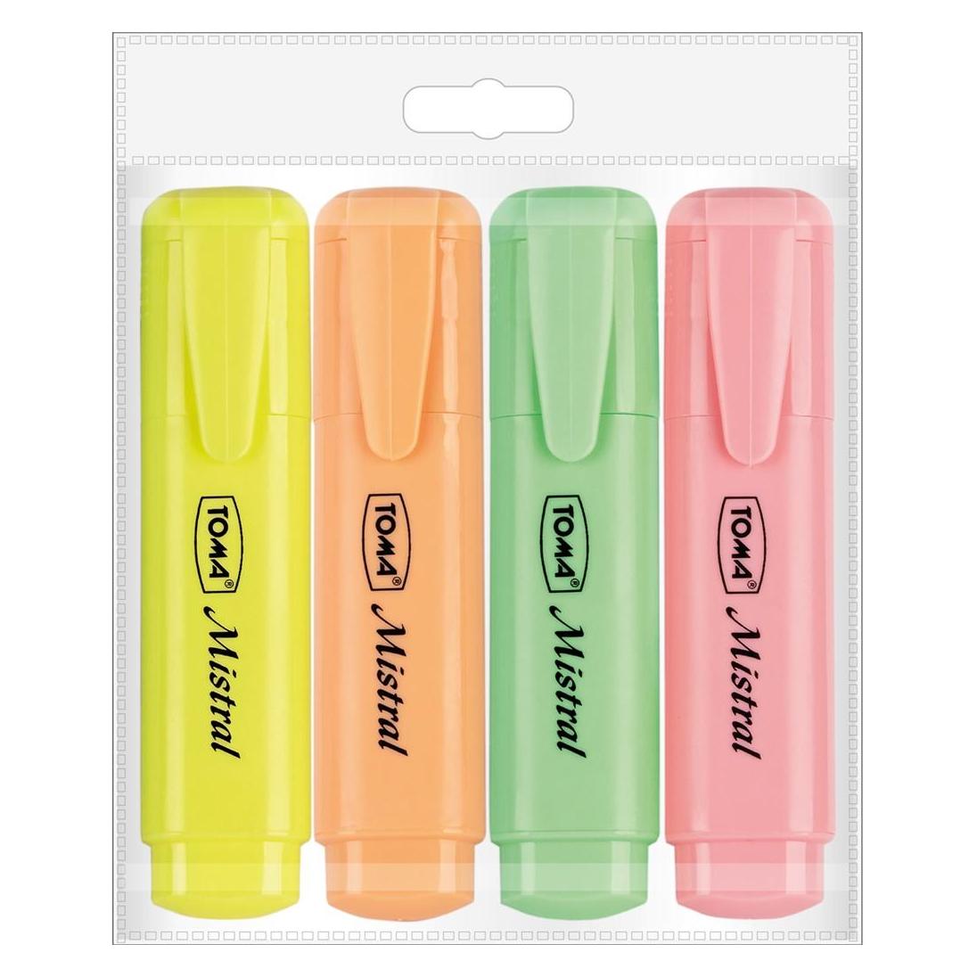 TOM Mistral Pastell Textmarker 4 Farben TOMA (4x) (354037)