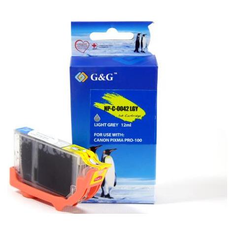 G&G Patrone kompatibel mit Canon CLI-42LGY/ 6391B001 (LGY) (10285)