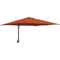 vidaXL Garten-Sonnenschirm Terrakotta 248,5 x 247,5 x 160 cm