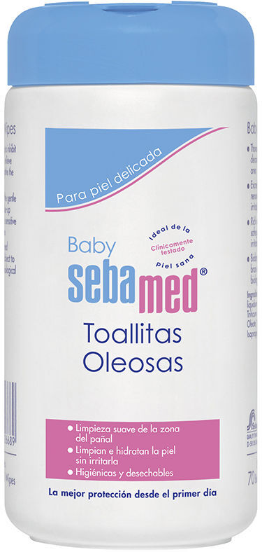 Sebamed Salviette oleose Baby 70 u