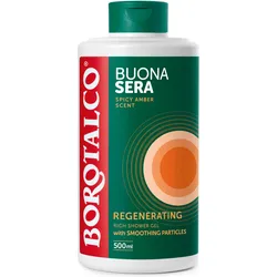 2x Borotalco, Duschmittel, Duschcreme Buonasera Regenerating 500 ml (500 ml)
