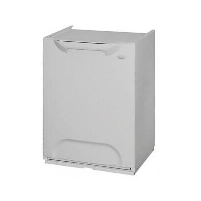 ArtPlast - Recycling-Abfalleimer 20L aus Polypropylen 34x29x47 cm in Farbe Grau - ECO-LOGICO-Kollektion