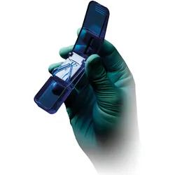 MED-COMFORT Tabletten-Teiler Blau Transparent