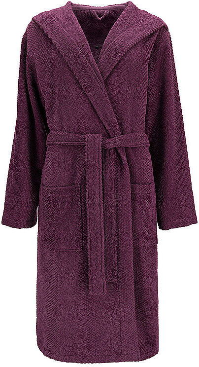 VOSSEN Unisex Bademantel  SAMU Elderberry beere   M M