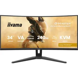 iiyama G-MASTER GCB3486WQSCP-B1 4K Ultra HD Curved Gaming Display 86,4 cm (34")