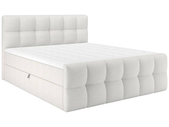 Boxspringbett BELLAGIO beige 180x200cm halbfest