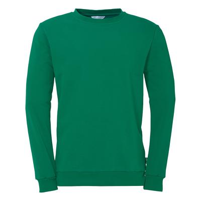 Sweatshirt UHLSPORT "Sweatshirt Sweatshirt", Herren, Gr. XXL, blau (lagune), Obermaterial: 72% Baumwolle CO(Bio). 28% Polyester Pol. recyc.., Sweatshirts Sweatshirt