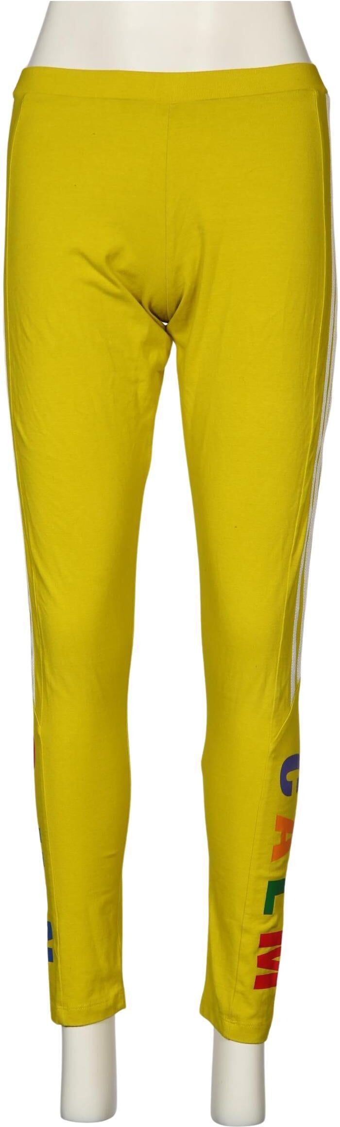 Adidas x Pharrell Williams Damen Stoffhose, Gelb, Gr. EU 38, Elasthan / Baumwolle - Second Hand