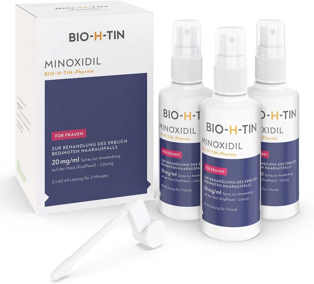 MINOXIDIL BIO H Minoxidil BIO-H-TIN-Pharma 20mg/ml 3X60ml