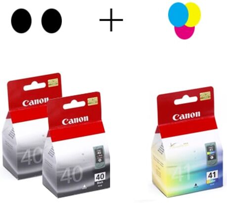 Canon Pack ahorro 2 x PG40 + 1 x CL41