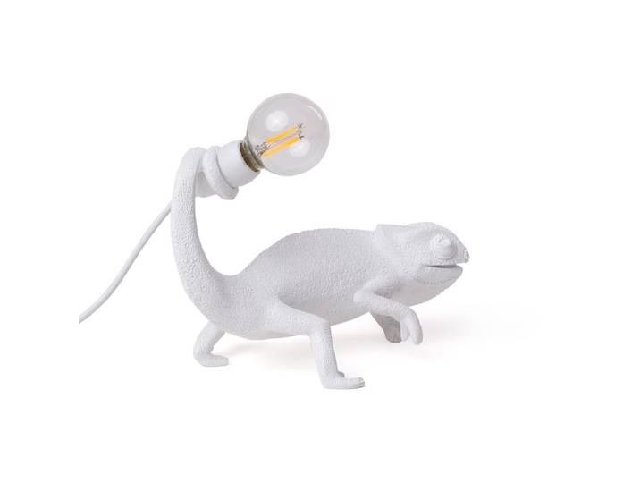 Seletti - Lampe de table Animaux - Blanc - Résine - Designer Marcantonio
