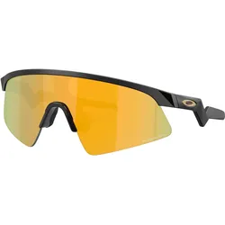 Oakley, Unisex, Sportbrille, Resistor Sweep (Matt Schwarz, Prizm 24k), Schwarz, Gold