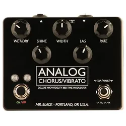 Mr Black Pedals Analog Chorus/Vibrato Deluxe Tap-Tempo