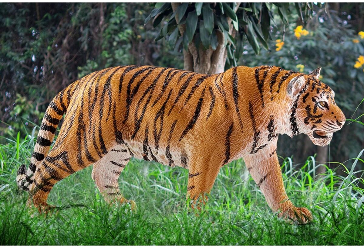 Schleich WILD LIFE Tiger Figure - 12.6 cm x 3 cm x 5.8 cm for Kids