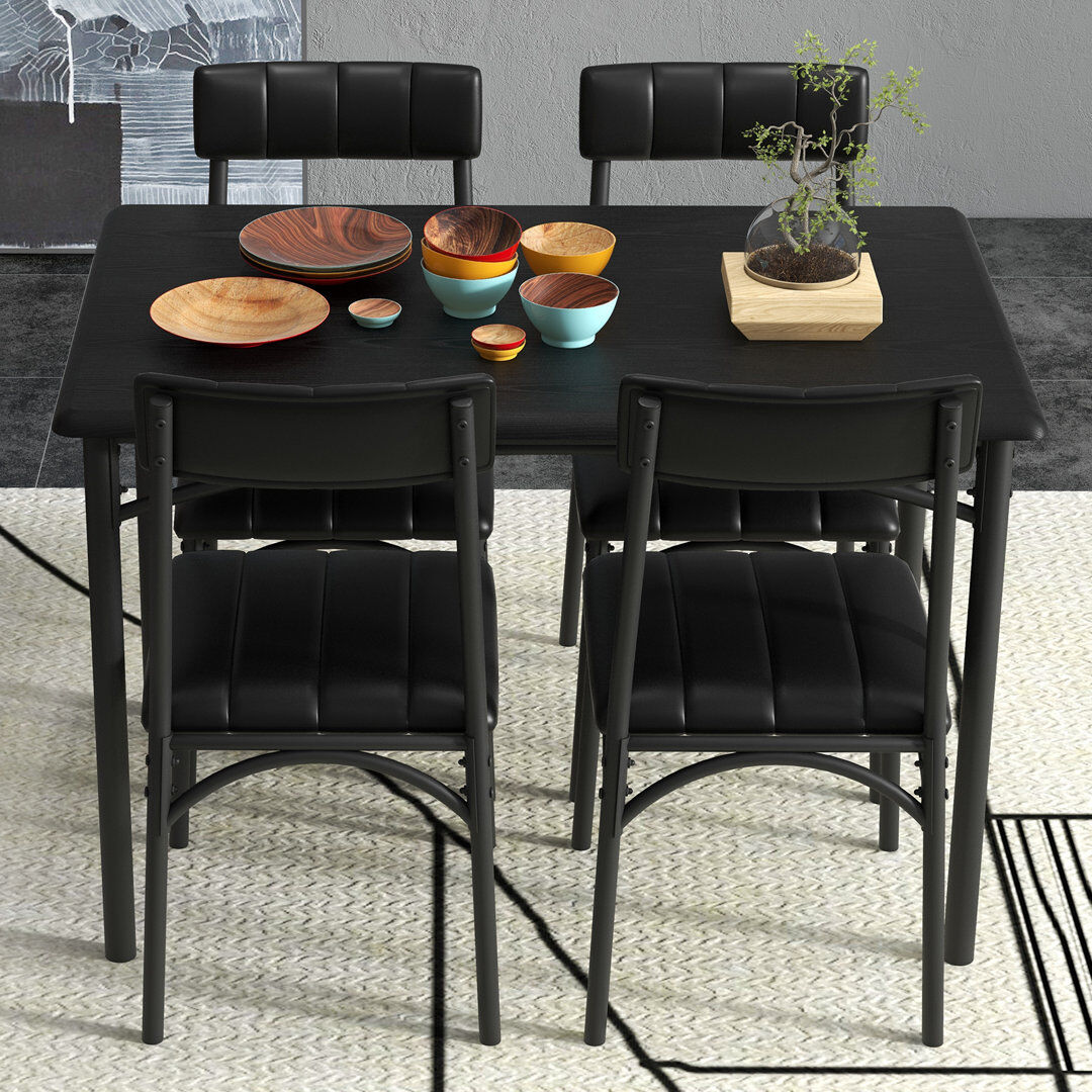 Blue Elephant 1 -Person Dining Set Black 1