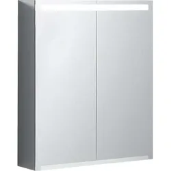 Geberit Option Spiegelschrank mit integrierter Beleuchtung, zwei Türen, Breite 60cm, 500.582.00.1